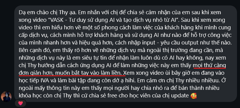 Phản hồi học viên về Buổi 3 AI 2